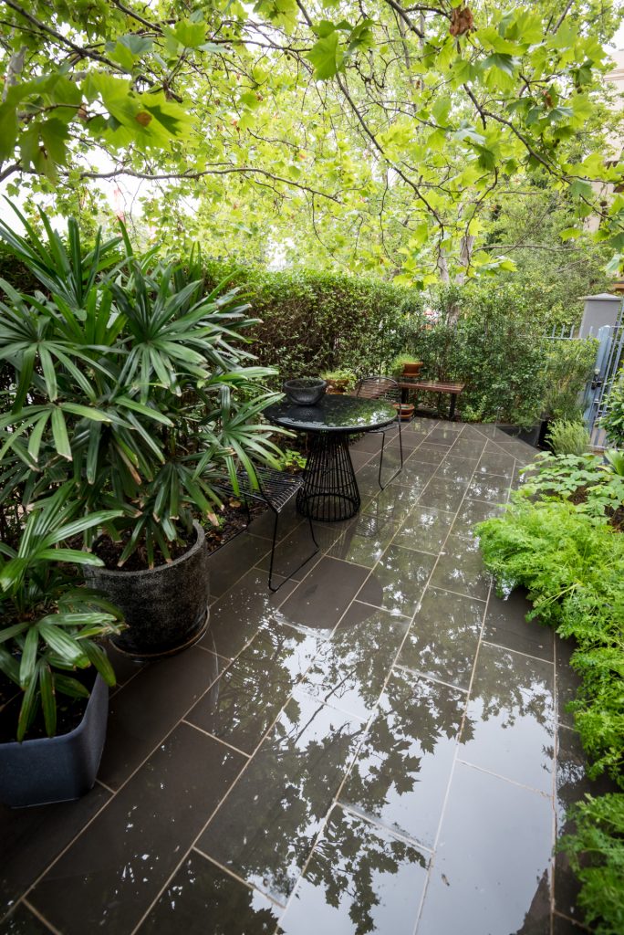 Courtyard garden renovations in Melbourne